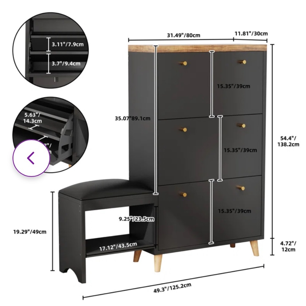 Shoe storage unit - Picture 2 of 7